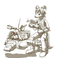 SkComm WolfmanWhite: Droning Along