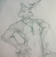 my bunny fursona by dragonflybunny