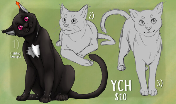 Symmetrical Cat Icons - YCH by SunglowCrafts on DeviantArt