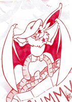 Sweet Bats Inktober - Day 28 - Yummy Gummy