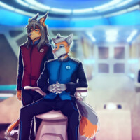 Planetary Union officers, by Cahoon