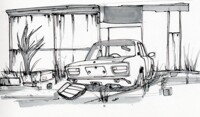 Abandoned car