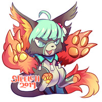 YOKAI WATCH) Kyubi by PortugueseLynx -- Fur Affinity [dot] net