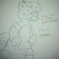 Inktober day 6: Husky