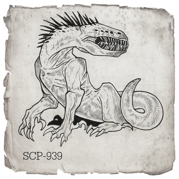 Doodles of SCP-939 (and others) that I made. My interpretation of