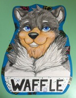 Furrydelphia 2019 Badge: Waffle