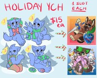 Holiday YCH- 1/4 OPEN