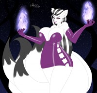 Commission - Shadow Kitsune