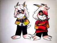 Canon vs Fanon Underfell asriel