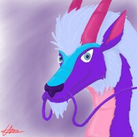 Finished art trade (lineless bust)