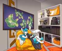 Relaxing and Studying