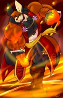 Personal Art - Dancing in Fire