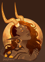 Azrael Sketch Bust Commission for SensibleSoap