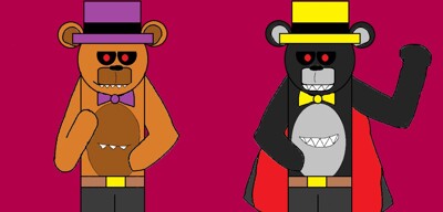 FNAF - Nightmare Fredbear and Plushtrap by Princess-Josie-Riki -- Fur  Affinity [dot] net