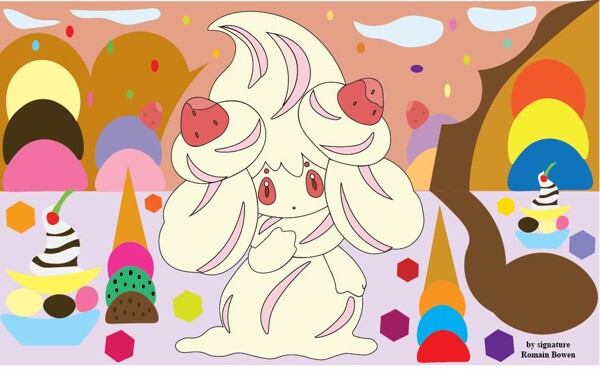 Alcremie [Pokémon] ''Wrong Region'' Pt. 2 by Laythediaperedwhitewolf -- Fur  Affinity [dot] net