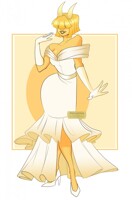 -YOUR- AT-yellow demon lady