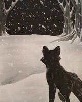 Inktober. Day 11 - Snow