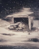 Inktober. Day 11 - Snow (personal version)