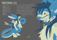 Commission - Neoma Character Sheet (Nude)