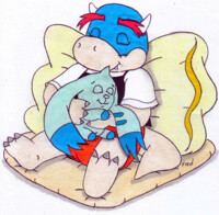 Shade Koopa hugs Terry