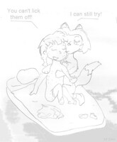 Red cantlick freckles