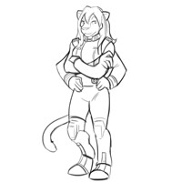 Commander Demar reporting in (Stream pic by Myshu)