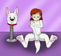 Penny and Her Bolt Costume