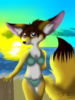 Michelle On The Beach