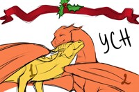 YCH Christmas Mistletoe [ANY type of creature] Closed