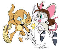Fist Bump - but I tried to color it