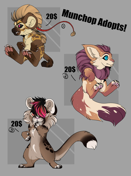 Munkopods Species(DISCORD IN DESC!!) by SleebyMonky -- Fur Affinity [dot]  net