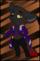 Commission for That_True_Blue_Wolf - Confident Cheeb