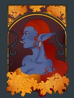 Zulja - Art Nouveau commission
