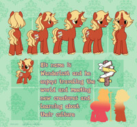 Ref sheet for Wanderlust