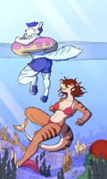 YCH - Danger in the water sfw