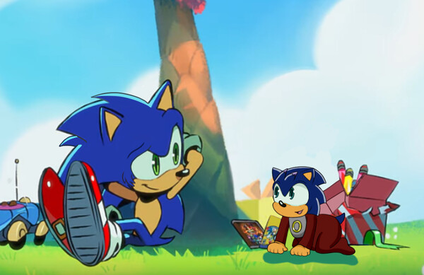 Sonic Boom Redraw - Child Sonic and Baby Tails by RaymanxBelle -- Fur  Affinity [dot] net