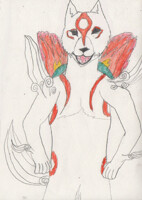 Character turns into Amaterasu 4/4