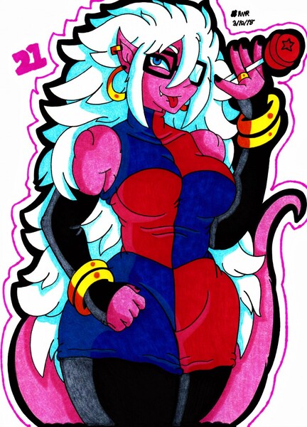 Lilly as majin android 21 by xaviir20 -- Fur Affinity [dot] net