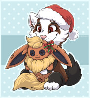 Holiday Eevee YCH (1)