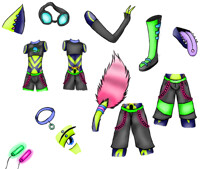 zikes outfit/clothing (rave wear and gear)