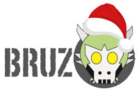 Bruzo Logo Christmas version