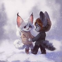 Frosted paths lead to happiness~