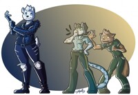 Charli, Stella and Step -Commission for KD142000