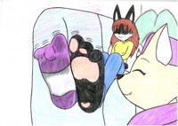 Fiona Paw Tease by OhMagiku