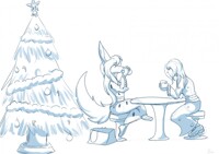 Christmas Sketch - Cocoa