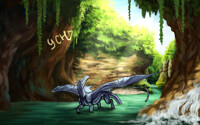YCH "In the grotto"