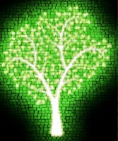 Glowing tree