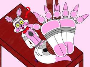 Lolbit and Pink Freddy by SpeedWorker -- Fur Affinity [dot] net