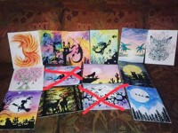 8x10 watercolors FOR SALE