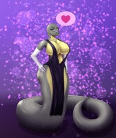 Snake in the dress